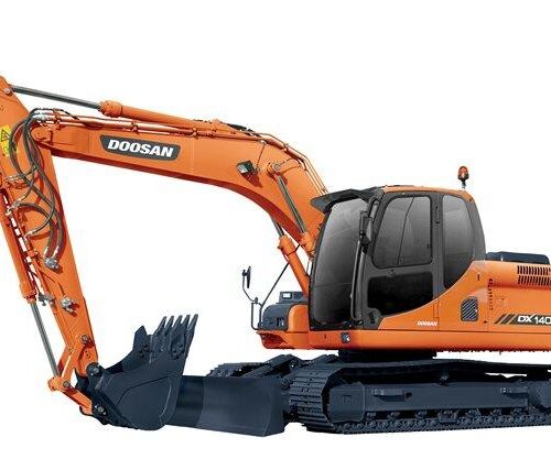 Doosan DX 140 LC Escavatori cingolati adesivi decal 2004-2013