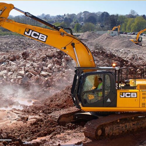 JCB JS370NLC XD adesivi decal 2017