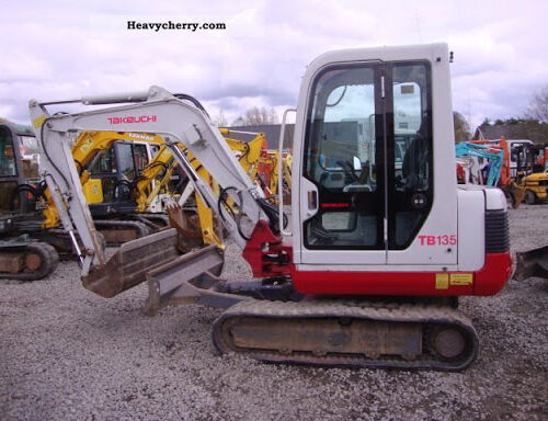 Takeuchi TB 135 Miniescavatori adesivi decal 2005-2009
