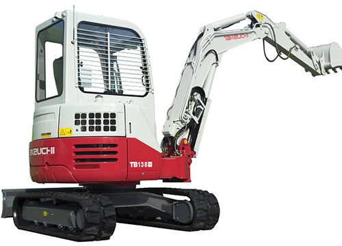 Takeuchi TB138FR Miniescavatori adesivi decal 2007